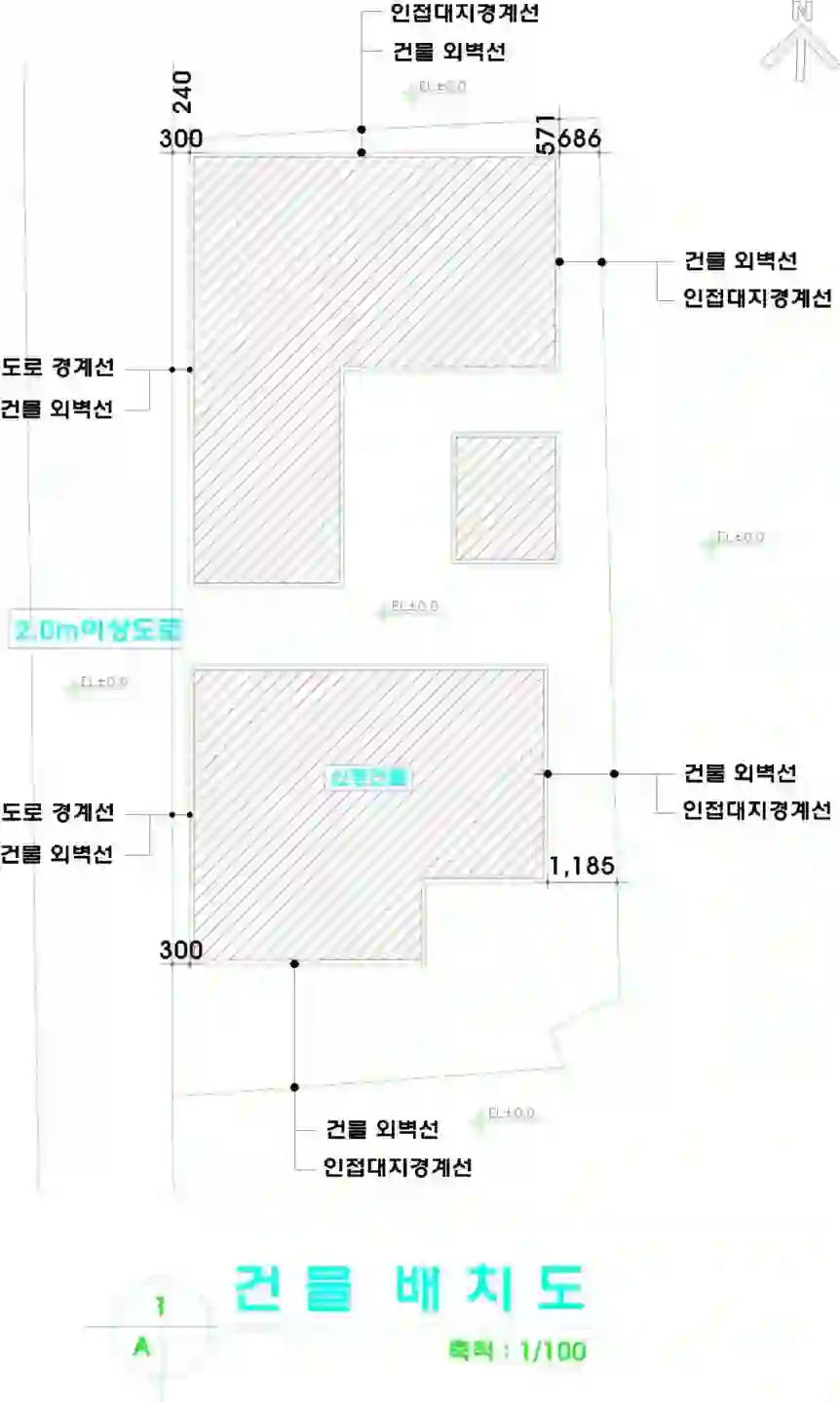 익선동 166-24 배치도 이미지